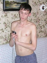 Seductive young boy and his awesome-looking cock
