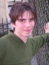 Dark-haired twink in an oversized sweater: HQ gay porn