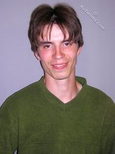 Dark-haired twink in an oversized sweater: HQ gay porn
