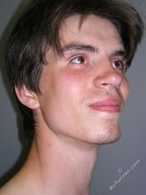 Dark-haired twink in an oversized sweater: HQ gay porn