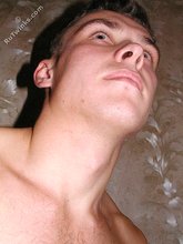 Blond-haired beauty with a sexy muscular body