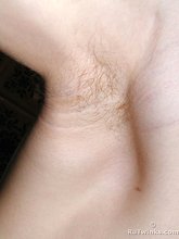 Blond-haired beauty and his delicious armpits (close-ups)