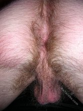 Hairy booty twink comes this close to fingering his ass
