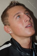 Tanned and sexy twink blonde posing seductively for you