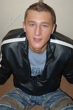 Tanned and sexy twink blonde posing seductively for you