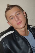 Tanned and sexy twink blonde posing seductively for you