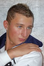Tanned and sexy twink blonde posing seductively for you