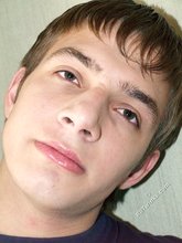 Dark-haired twink with a hot cock loves showing off