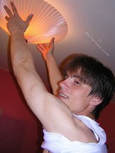 White undies twink stroking his meaty dick on cam