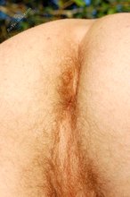 Blond-haired country boy shows off his asshole