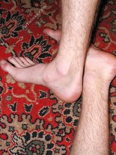 Hat-wearing blond-haired twink jerking off HARD