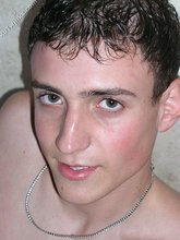 Dark-haired hottie fingering his own asshole