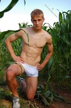 Blond-haired boy and his beautiful fucking cock