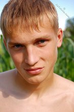Blond-haired boy and his beautiful fucking cock