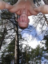 Redheaded shirtless dude posing outdoors in HQ