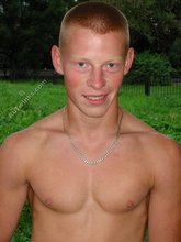 Redheaded shirtless dude posing outdoors in HQ