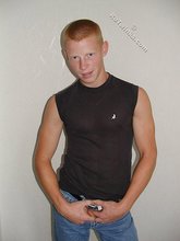 Redheaded shirtless dude posing outdoors in HQ