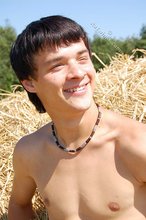 Horny-looking country boy shows his shirtless bod