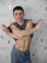 Jacked-up twink boy showing off his hot body