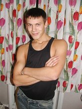 Dark-haired twink flashing his sexy nipples for you