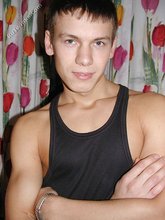 Dark-haired twink flashing his sexy nipples for you