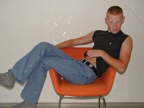 Shirtless posing session from a redheaded twink
