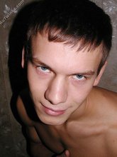 Good-looking teen boy shows his soft cock up close