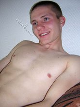 Buzzcut-sporting twink wants to fuck his remote