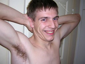 Blue-eyed twink stroking his meaty dick for you