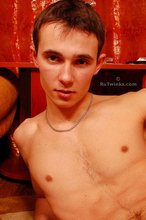 Lovely-looking young stud shows his hot cock for you