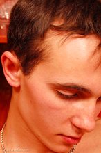 Lovely-looking young stud shows his hot cock for you