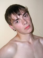 Dark-haired beauty posing in his tighty whities