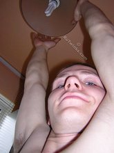 Kinky twink masturbating shamelessly in the ktichen