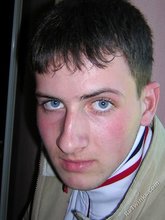 Blue-eyed twink looks positively badass in this little gallery