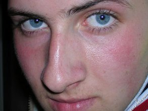 Blue-eyed twink looks positively badass in this little gallery