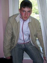 Blue-eyed twink looks positively badass in this little gallery