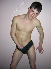 Horny twink narcissist licking his own biceps for some reason