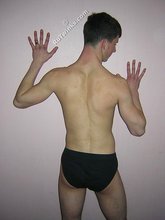 Horny twink narcissist licking his own biceps for some reason