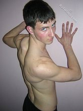 Horny twink narcissist licking his own biceps for some reason
