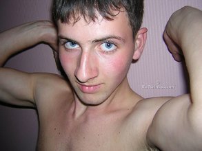 Horny twink narcissist licking his own biceps for some reason