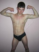 Horny twink narcissist licking his own biceps for some reason