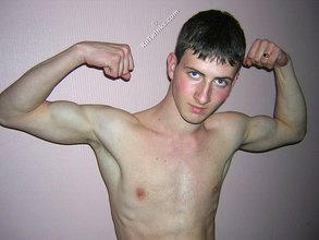 Horny twink narcissist licking his own biceps for some reason