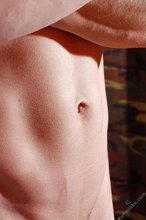 Horny young guy shows off his boner and acts real naughty