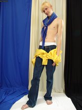 Extremely effeminate and gay-looking twink shows off his body
