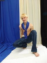 Extremely effeminate and gay-looking twink shows off his body
