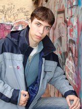 Blue-eyed twink showing that body of his while on the streets of Russia