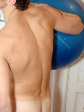 Dark-haired guy shows that ass and looks sexy as fuck during it