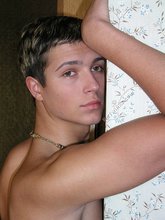 Tanned boy flashing his beautiful dick in a very hot gallery
