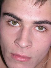 Good-looking twink with a hairy cock is about to tease you