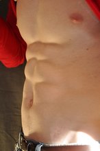 Good-looking twink shows his sexy lips and really hairy asshole